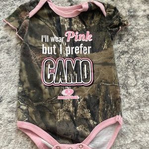 Camouflage Baby Girl Onesie